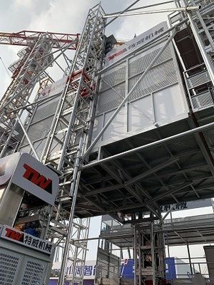 Двойной мачта SC800, подъемник для строительства, 8 тонн высокогорный подъемник