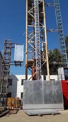 Один мачта строительный материал подъемник 21 м/мин Внешний строительный лифт